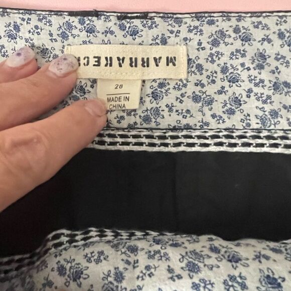 Marrakech Navy Pants Cotton size 28 - Picture 4 of 6